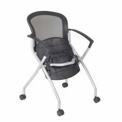 Outlet ❤️ Regency Cadence Nesting Chair- Black 👍 -Guest Chairs Sales 1951043 24 L