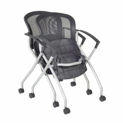 Outlet ❤️ Regency Cadence Nesting Chair- Black 👍 -Guest Chairs Sales 1951043 27 L