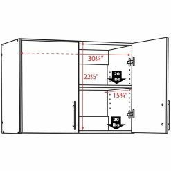 Best Pirce 👍 Prepac Elite 24" Wall Mounted Stackable Garage Cabinet In Light Gray 👍 -Guest Chairs Sales 1962341 5 L