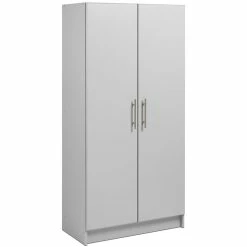 Best Sale 🌟 Prepac Elite 65" Wall Mounted Garage Cabinet In Light Gray 😉