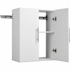 Top 10 😀 Prepac HangUps 24" Wall Mounted Garage Cabinet In White 😉 -Guest Chairs Sales 1968659 3 L