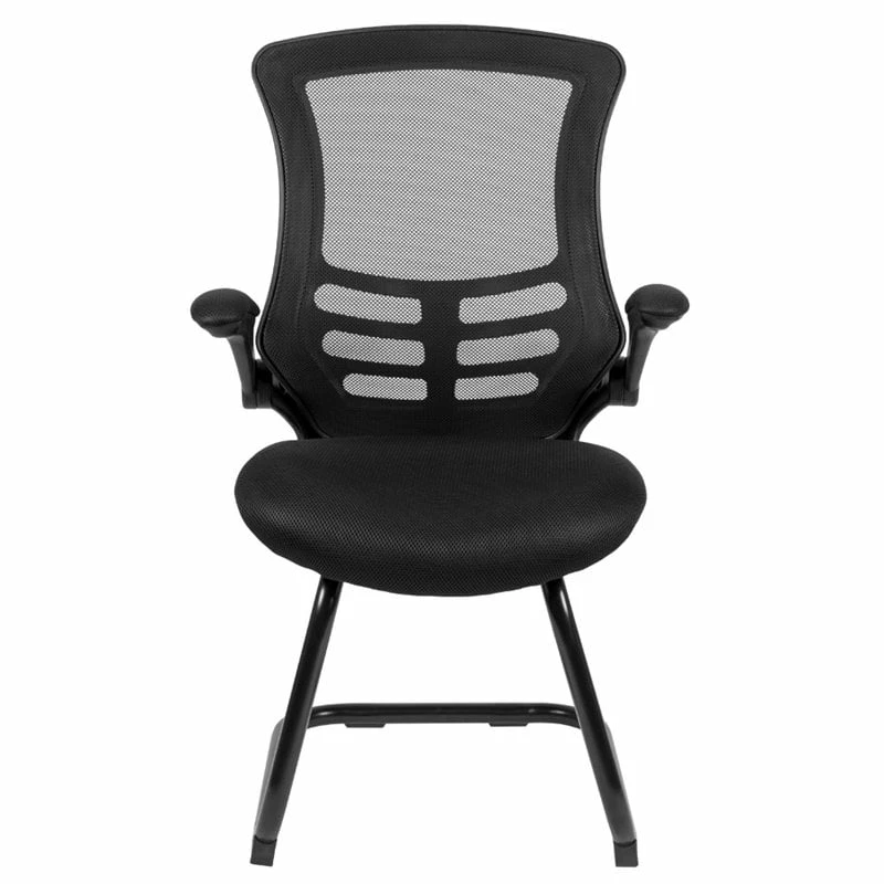 Best Pirce ❤️ Flash Furniture Mesh Sled Office Side Chair In Black ✔️ 4 Best Pirce ❤️ Flash Furniture Mesh Sled Office Side Chair In Black ✔️ - Image 4