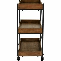 Cheap ⭐ Maddie Home Taylor Mobile Universal Kitchen Serving Cart In Black ⭐ 9 Cheap ⭐ Maddie Home Taylor Mobile Universal Kitchen Serving Cart In Black ⭐ -Guest Chairs Sales 1982730 4 L