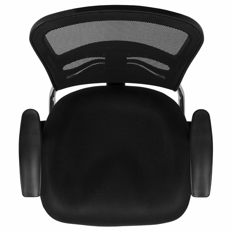 Deals ✔️ Flash Furniture Contemporary Mesh Sled Base Guest Chair In Black ⌛ 5 Deals ✔️ Flash Furniture Contemporary Mesh Sled Base Guest Chair In Black ⌛ - Image 5