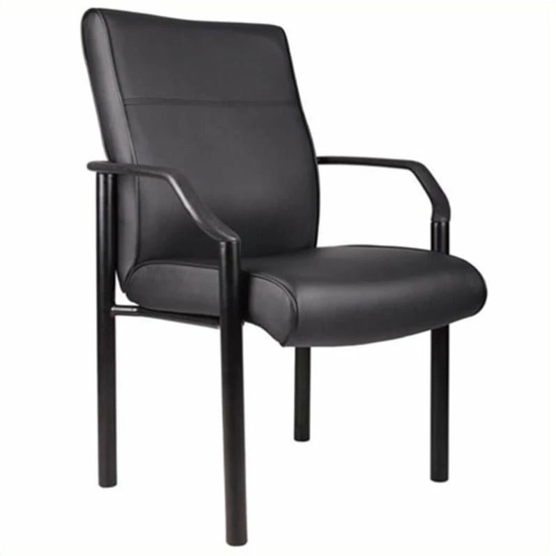 Promo โ Boss Office Products Metal 4 Leg Side Guest Chair In Leather Plus ๐ 1 Promo โ Boss Office Products Metal 4 Leg Side Guest Chair In Leather Plus ๐