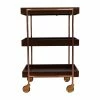 Best deal 🧨 Furniture Of America Kliman Industrial Wood 3-Tier Bar Cart In Walnut 🎁