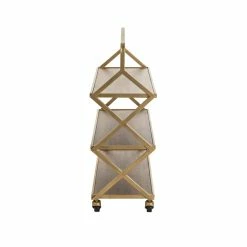 Best reviews of 😉 Adore Decor Hudson Wooden Kitchen Bar Cart Gold 👏 -Guest Chairs Sales 1997755 6 L