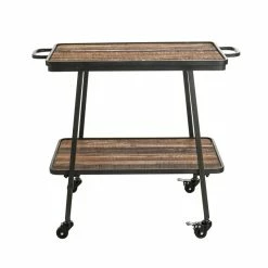 Flash Sale 𧨠Adore Decor Felix 2 Tier Wooden Kitchen Bar Cart Black π₯° 12 Flash Sale 𧨠Adore Decor Felix 2 Tier Wooden Kitchen Bar Cart Black π₯° -Guest Chairs Sales 1997756 11 L
