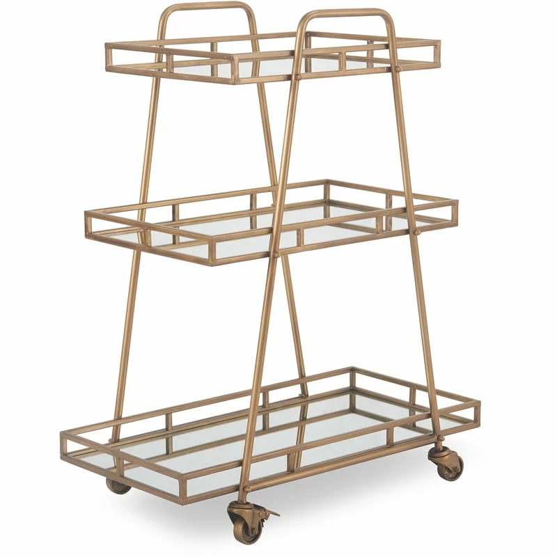 Buy π Adore Decor Addison Bar Cart Antique Gold β 12 Buy π Adore Decor Addison Bar Cart Antique Gold β - Image 12
