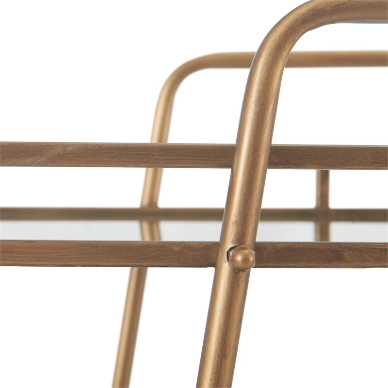 Buy π Adore Decor Addison Bar Cart Antique Gold β 4 Buy π Adore Decor Addison Bar Cart Antique Gold β - Image 4