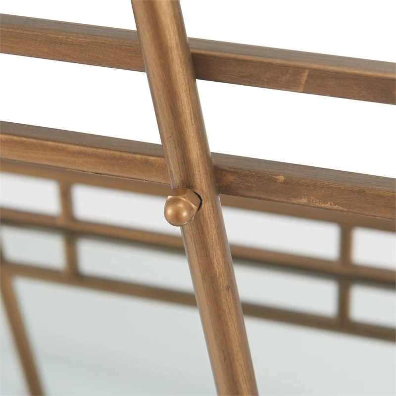 Buy π Adore Decor Addison Bar Cart Antique Gold β 5 Buy π Adore Decor Addison Bar Cart Antique Gold β - Image 5