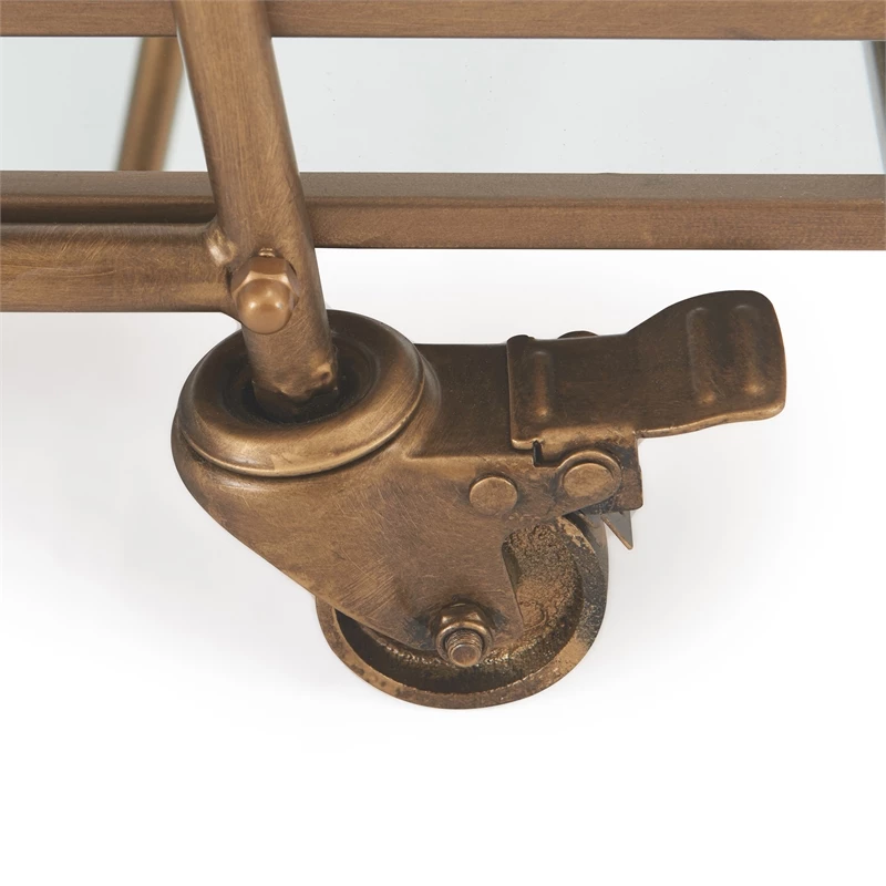 Buy π Adore Decor Addison Bar Cart Antique Gold β 7 Buy π Adore Decor Addison Bar Cart Antique Gold β - Image 7