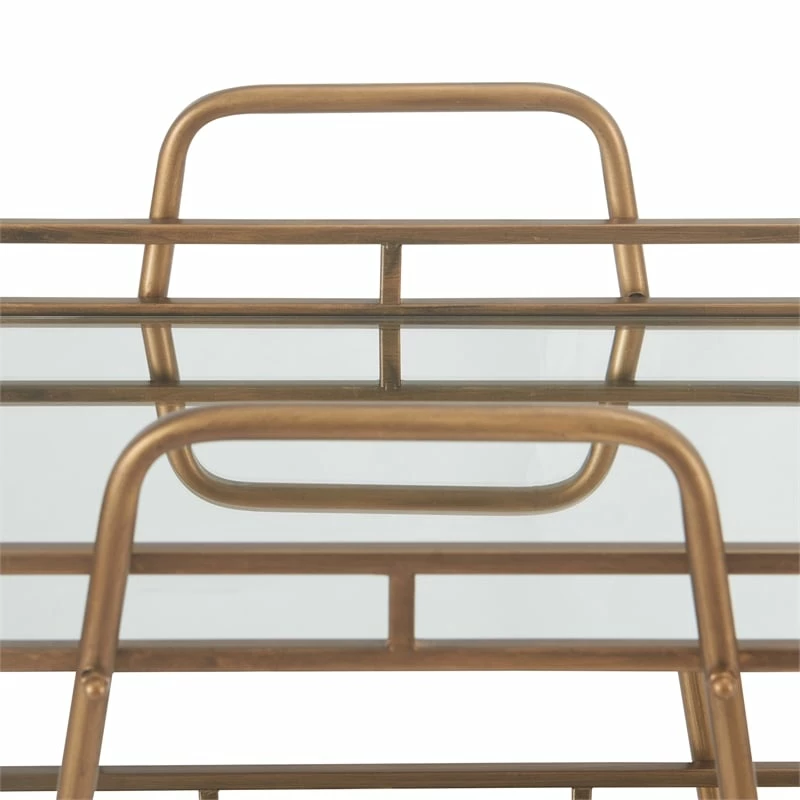 Buy π Adore Decor Addison Bar Cart Antique Gold β 8 Buy π Adore Decor Addison Bar Cart Antique Gold β - Image 8