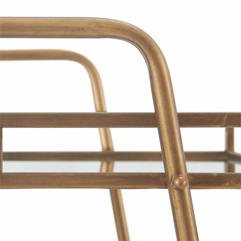 Buy π Adore Decor Addison Bar Cart Antique Gold β 10 Buy π Adore Decor Addison Bar Cart Antique Gold β - Image 10