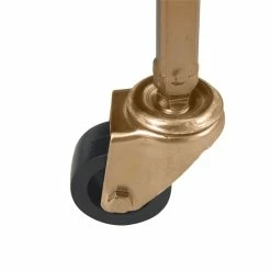 Wholesale ⭐ Finch Maxwell Kitchen Bar Cart Gold/Brown With Wheels 🤩 -Guest Chairs Sales 1997815 9 L