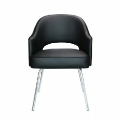 Best Sale 🔔 Boss Office Products Black CaressoftPlus Modern Side To Dining Chair In Black ⭐ -Guest Chairs Sales 1998014 5 L