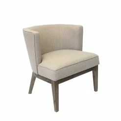 Outlet ✨ Boss Office Products Boss Office Ava Accent Chair In Gray Linen 👏 -Guest Chairs Sales 1998016 4 L