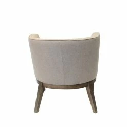 Outlet ✨ Boss Office Products Boss Office Ava Accent Chair In Gray Linen 👏 -Guest Chairs Sales 1998016 6 L