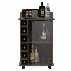 Best reviews of โ Tuhome Furniture Dukat Glass Door Bar Cart In Smokey Oak ๐ 7 Best reviews of โ Tuhome Furniture Dukat Glass Door Bar Cart In Smokey Oak ๐ -Guest Chairs Sales 2005986 3 L