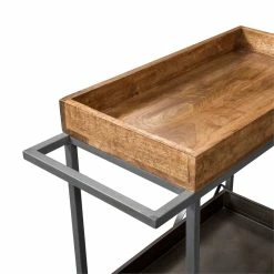 Coupon 😉 Liberty Furniture Raven Light Brown Accent Bar Trolley 🧨 -Guest Chairs Sales 2011272 3 L