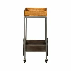 Coupon 😉 Liberty Furniture Raven Light Brown Accent Bar Trolley 🧨 -Guest Chairs Sales 2011272 4 L