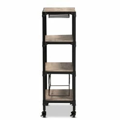 Promo ๐ Pemberly Row Wood Mobile Kitchen Bar Cart In Black Metal Oak ๐ฏ 10 Promo ๐ Pemberly Row Wood Mobile Kitchen Bar Cart In Black Metal Oak ๐ฏ -Guest Chairs Sales 2014006 2 L