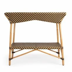 Cheapest ✔️ Butler Specialty Company Butler Ciel Brown Rattan Bar Cart 😍 -Guest Chairs Sales 2014386 6 L