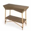 Cheapest ✔️ Butler Specialty Company Butler Ciel Brown Rattan Bar Cart 😍