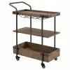 Best deal ❤️ Alaterre Furniture Kyra 32" Wood And Metal Bar Cart In Oak 😍