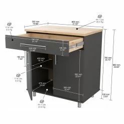 Best Sale โค๏ธ Inval America Kratos 1-Drawer Wood Garage Storage Cabinet In Dark Gray ๐คฉ 19 Best Sale โค๏ธ Inval America Kratos 1-Drawer Wood Garage Storage Cabinet In Dark Gray ๐คฉ -Guest Chairs Sales 2105077 9 L