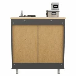 Best reviews of 😉 Inval America Kratos Engineered Wood 3-Drawer Garage Cabinet In Dark Gray 🧨 -Guest Chairs Sales 2105078 7 L