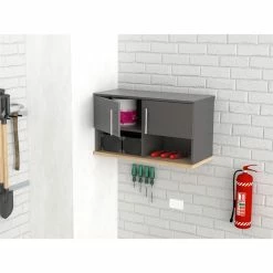 Budget ๐ Inval America Kratos 2-Door Engineered Wood Storage Garage Cabinet In Dark Gray โญ 11 Budget ๐ Inval America Kratos 2-Door Engineered Wood Storage Garage Cabinet In Dark Gray โญ -Guest Chairs Sales 2105080 2 L