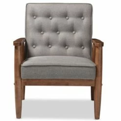 Cheap โจ Allora Tufted Reception Chair In Gray And Brown ๐ 8 Cheap โจ Allora Tufted Reception Chair In Gray And Brown ๐ -Guest Chairs Sales 2108289 2 L