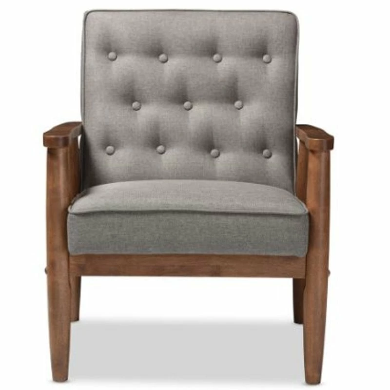 Cheap โจ Allora Tufted Reception Chair In Gray And Brown ๐ 3 Cheap โจ Allora Tufted Reception Chair In Gray And Brown ๐ - Image 3