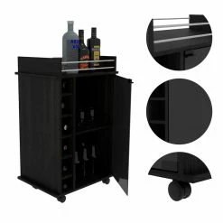 Deals π₯° Bowery Hill Glass Door Bar Cart In Espresso β€οΈ 8 Deals π₯° Bowery Hill Glass Door Bar Cart In Espresso β€οΈ -Guest Chairs Sales 2128793 2 L