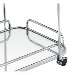 Top 10 🧨 ACME Furniture ACME Aegis 2 Glass Tier ShelvesServing Cart With Wheels In Clear And Chrome ⭐ -Guest Chairs Sales 2148933 10 L