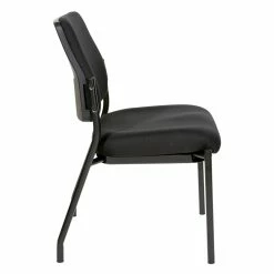 Budget ๐ Office Star Stackable Armless Visitor Chair Black Fabric Padded Seat And Back ๐ 8 Budget ๐ Office Star Stackable Armless Visitor Chair Black Fabric Padded Seat And Back ๐ -Guest Chairs Sales 2154565 2 L