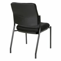 Budget ๐ Office Star Stackable Armless Visitor Chair Black Fabric Padded Seat And Back ๐ 10 Budget ๐ Office Star Stackable Armless Visitor Chair Black Fabric Padded Seat And Back ๐ -Guest Chairs Sales 2154565 4 L