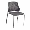 Cheap 🎁 Safco Next Stack Chairs(4) In Black - 19.75"L X 19.75"W X 33"H 😍