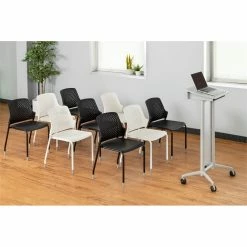 Top 10 💯 Safco Next Stack Chairs(4) In White - 19.75"L X 19.75"W X 33"H ✔️ -Guest Chairs Sales 2157614 4 L