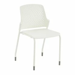 Top 10 💯 Safco Next Stack Chairs(4) In White - 19.75"L X 19.75"W X 33"H ✔️