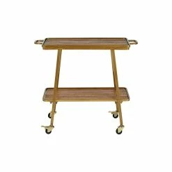 Budget 🥰 Adore Decor Felix 2 Tier Bar Cart Gold 😍 -Guest Chairs Sales 2169754 2 L