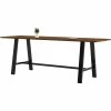 Buy ⌛ KFI Furniture KFI Midtown 3' X 10' Wood Top Bar Height Conference Table In Walnut ⭐