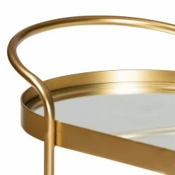 Discount π Baxton Studio Kamal Gold Finished Metal And Glass 2-Tier Mobile Wine Bar Cart π 11 Discount π Baxton Studio Kamal Gold Finished Metal And Glass 2-Tier Mobile Wine Bar Cart π -Guest Chairs Sales 2175120 11 L