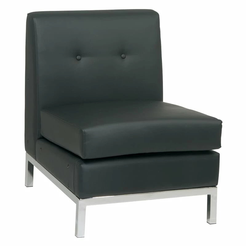 Best reviews of ๐ OSP Home Furnishings Wall Street Armless Chair Black Faux Leather ๐ฅฐ 1 Best reviews of ๐ OSP Home Furnishings Wall Street Armless Chair Black Faux Leather ๐ฅฐ