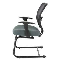 Buy ✔️ Office Star Professional Air Grid Back Visitor's Chair With Gray Mesh Back And Fabric Seat 🛒 -Guest Chairs Sales 2195663 2 L