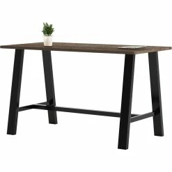 Best reviews of 🔥 KFI Furniture KFI Midtown 3.5 X 6 FT Conference Table - Studio Teak - Bistro Height ⭐