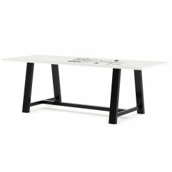 Best deal ๐ KFI Furniture KFI 36 X 96 X 30" H Table With WHITEBOARD TOP Vintage Steel Frame ๐