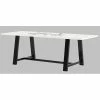 Hot Sale ❤️ KFI Furniture KFI 42 X 96 X 30" H Table With WHITEBOARD TOP Vintage Steel Frame ⌛