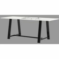 Best deal โญ KFI Furniture KFI 36 X 96 X 36" H Table With WHITEBOARD TOP Vintage Steel Frame ๐ฏ